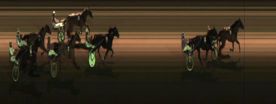 Målfoto for løp 8 på bane JA den 24.02.2017