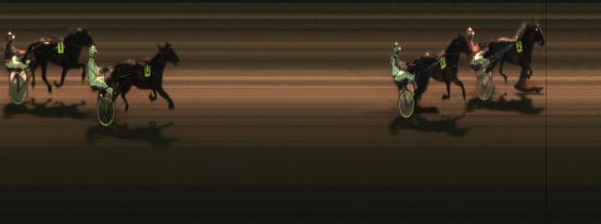 Målfoto for løp 1 på bane JA den 17.03.2017