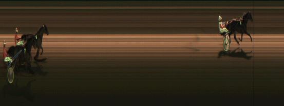 Målfoto for løp 6 på bane JA den 17.03.2017