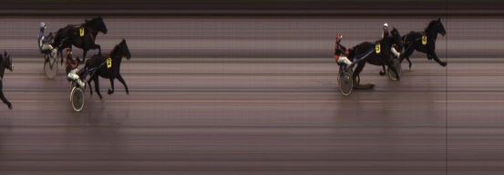 Målfoto for løp 1 på bane JA den 31.03.2017