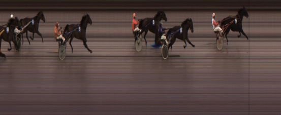 Målfoto for løp 2 på bane JA den 31.03.2017