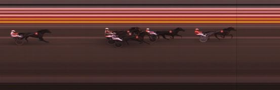 Målfoto for løp 3 på bane JA den 20.04.2017