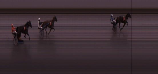 Målfoto for løp 3 på bane JA den 28.04.2017