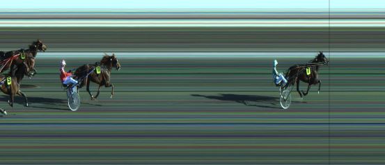 Målfoto for løp 1 på bane JA den 05.05.2017