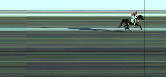 Målfoto for løp 3 på bane JA den 05.05.2017