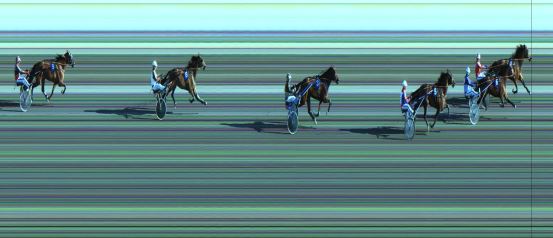 Målfoto for løp 2 på bane JA den 12.05.2017