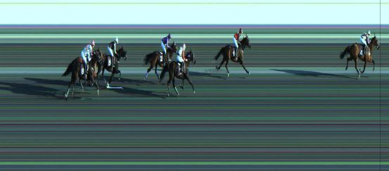 Målfoto for løp 4 på bane JA den 12.05.2017