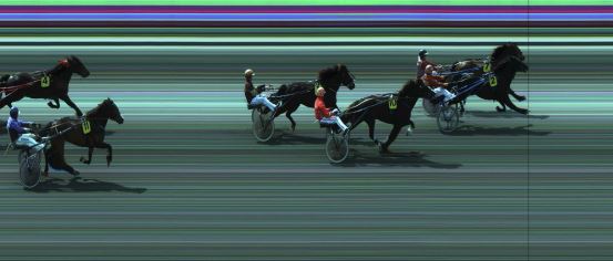 Målfoto for løp 1 på bane JA den 12.06.2017