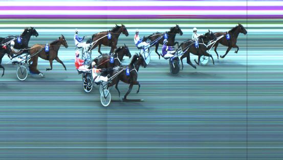 Målfoto for løp 2 på bane JA den 12.06.2017