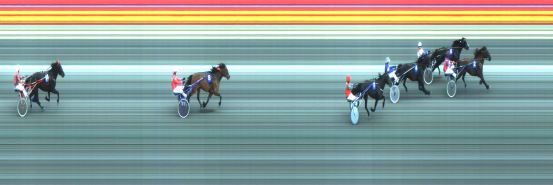 Målfoto for løp 2 på bane JA den 26.06.2017