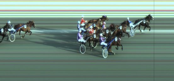 Målfoto for løp 5 på bane JA den 06.07.2017