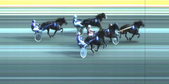 Målfoto for løp 2 på bane JA den 07.07.2017