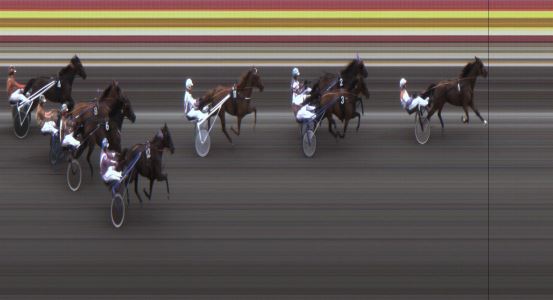 Målfoto for løp 6 på bane JA den 07.07.2017