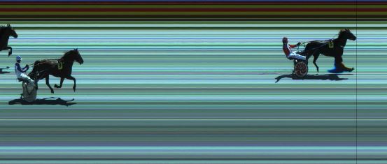 Målfoto for løp 1 på bane JA den 08.07.2017