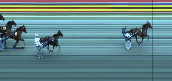 Målfoto for løp 11 på bane JA den 08.07.2017