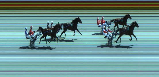 Målfoto for løp 4 på bane JA den 08.07.2017