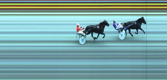 Målfoto for løp 6 på bane JA den 08.07.2017