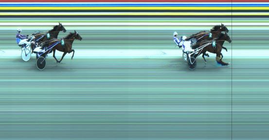 Målfoto for løp 4 på bane JA den 09.07.2017