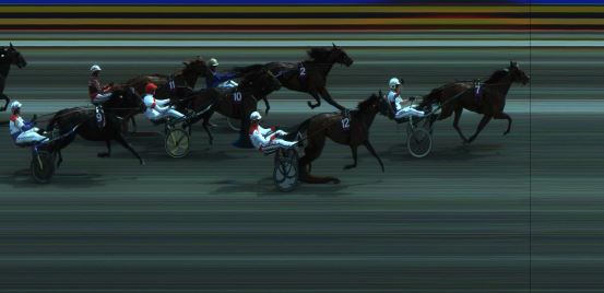 Målfoto for løp 8 på bane JA den 09.07.2017