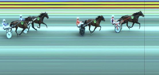 Målfoto for løp 9 på bane JA den 09.07.2017