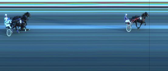 Målfoto for løp 5 på bane JA den 04.08.2017