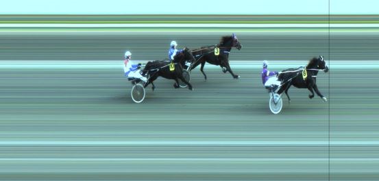 Målfoto for løp 1 på bane JA den 18.08.2017