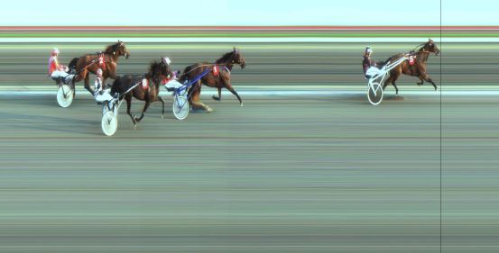 Målfoto for løp 3 på bane JA den 18.08.2017