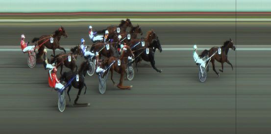 Målfoto for løp 5 på bane JA den 18.08.2017