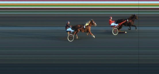 Målfoto for løp 6 på bane JA den 27.08.2017