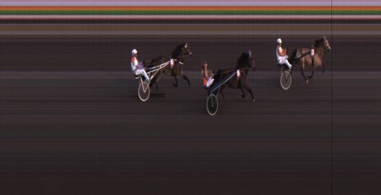 Målfoto for løp 8 på bane JA den 27.08.2017