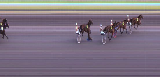 Målfoto for løp 1 på bane JA den 12.09.2017