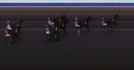 Målfoto for løp 1 på bane JA den 22.09.2017