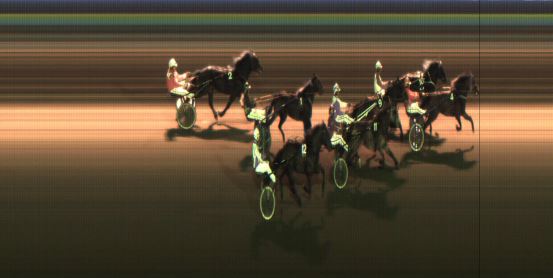 Målfoto for løp 6 på bane JA den 22.09.2017