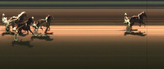 Målfoto for løp 8 på bane JA den 22.09.2017