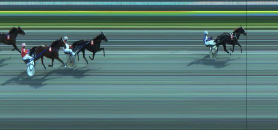 Målfoto for løp 3 på bane JA den 30.09.2017