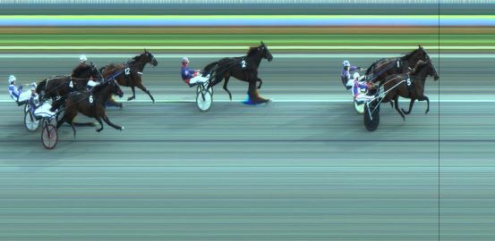 Målfoto for løp 6 på bane JA den 30.09.2017