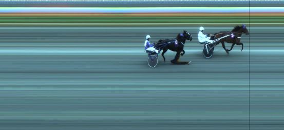 Målfoto for løp 8 på bane JA den 30.09.2017