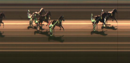 Målfoto for løp 7 på bane JA den 15.10.2017