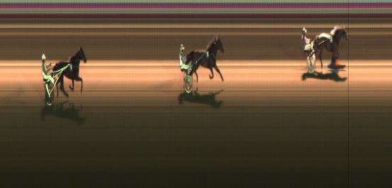 Målfoto for løp 2 på bane JA den 27.10.2017