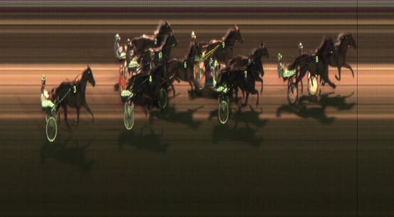 Målfoto for løp 6 på bane JA den 27.10.2017