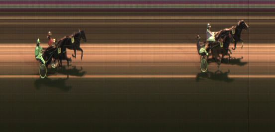 Målfoto for løp 7 på bane JA den 27.10.2017