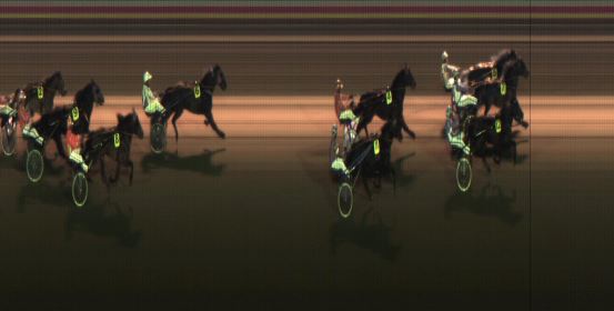 Målfoto for løp 1 på bane JA den 03.11.2017