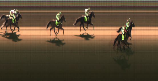 Målfoto for løp 7 på bane JA den 03.11.2017