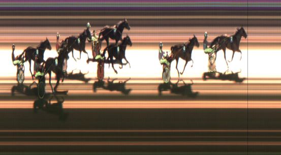 Målfoto for løp 2 på bane JA den 17.11.2017