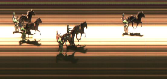 Målfoto for løp 3 på bane JA den 17.11.2017