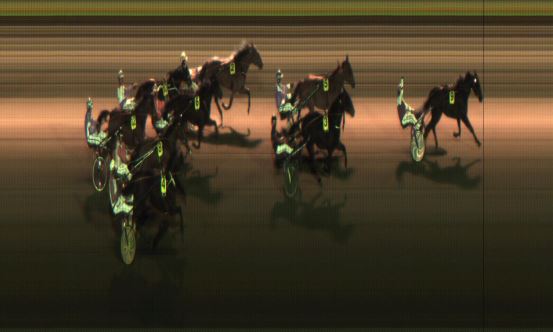 Målfoto for løp 1 på bane JA den 10.12.2017