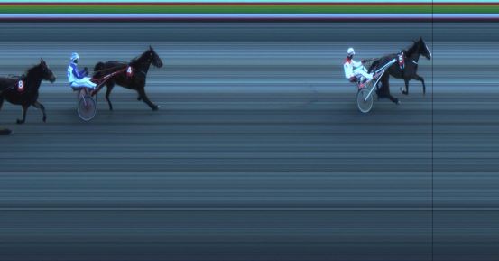 Målfoto for løp 3 på bane JA den 27.12.2017