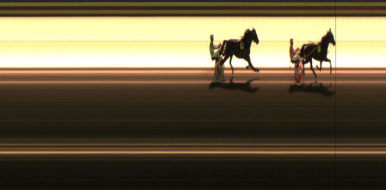 Målfoto for løp 1 på bane JA den 05.01.2018