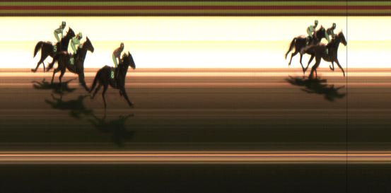 Målfoto for løp 3 på bane JA den 05.01.2018