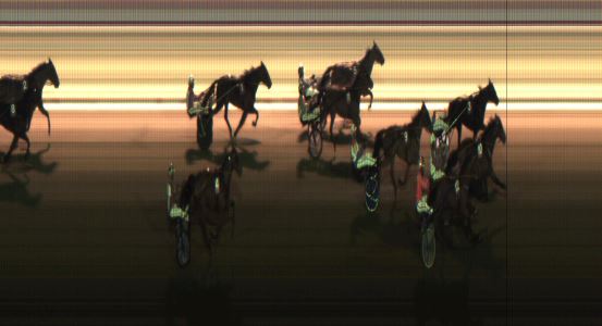 Målfoto for løp 8 på bane JA den 13.01.2018